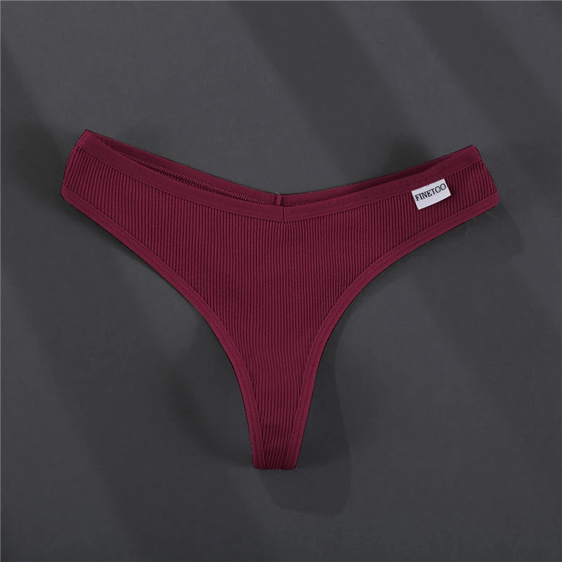 Women's Solid Color Summer G-Strings Set