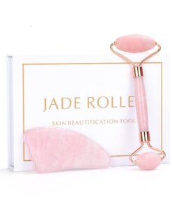 Rose Quartz Jade Face Massage Roller