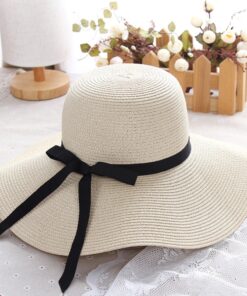 Foldable Wide Brim Straw Hat