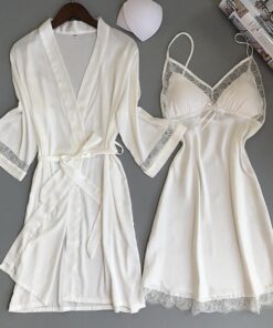 Women's  Lace Nightwear Set, 2 Psc