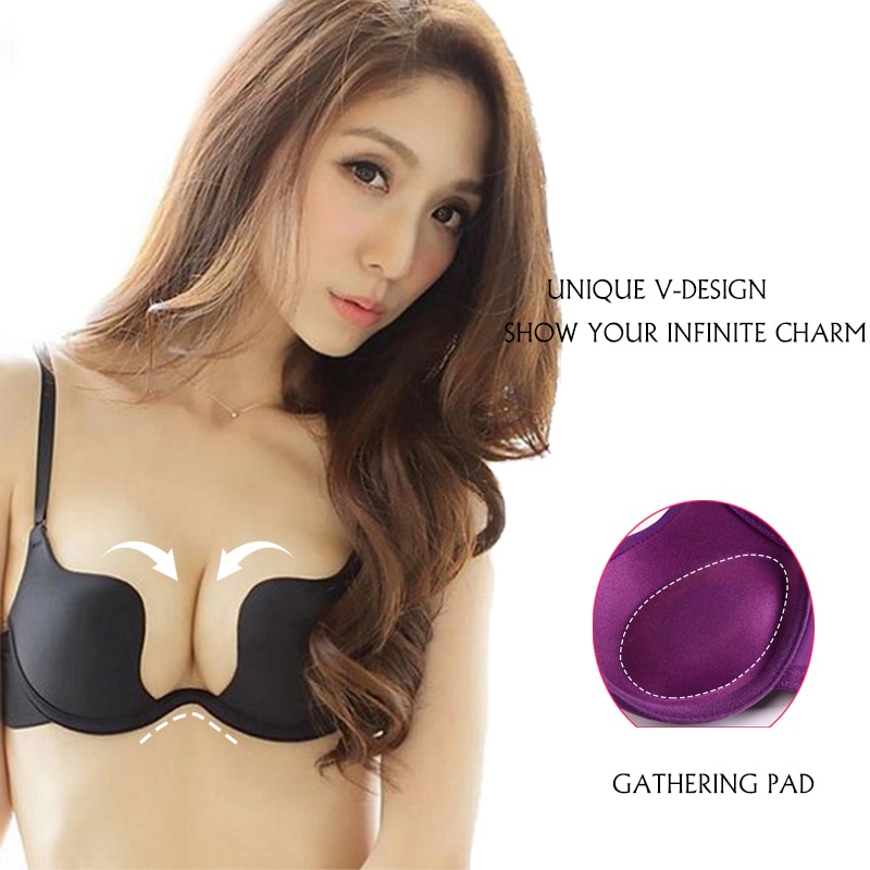 Women's Deep Low Cut Bra