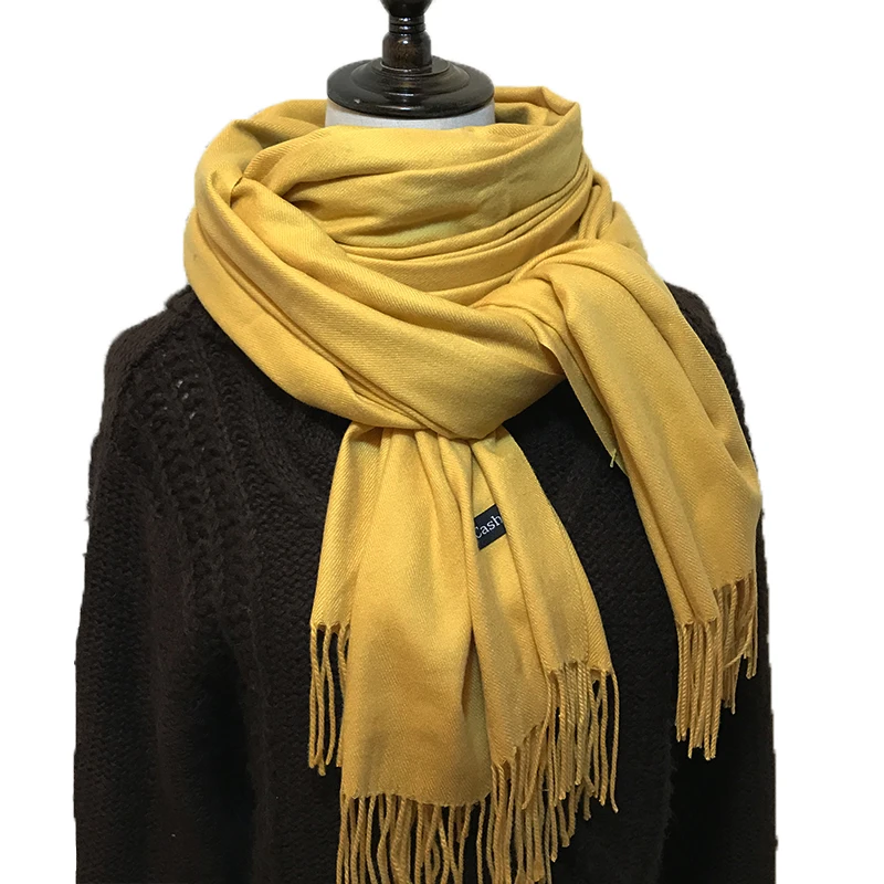 Women's Cashmere Scarf with Tassel