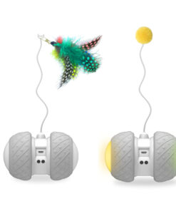Feather Decorated Interactive Cat Toy