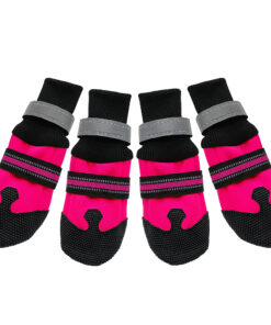 Waterproof Dog Shoes with Reflective Strips