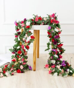 Long Colorful Artificial Flowers Garland