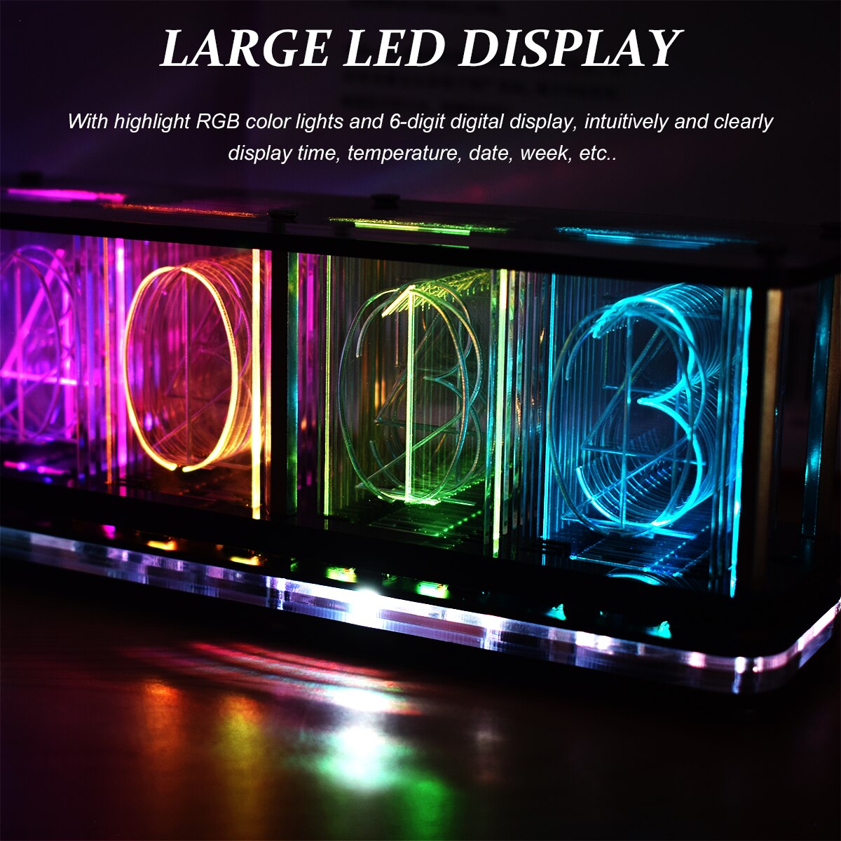 Digital LED Alarm Clock