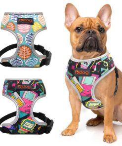 Dog's Colorful Print Harness