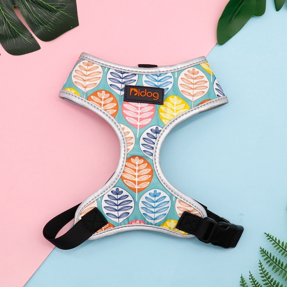 Dog's Colorful Print Harness