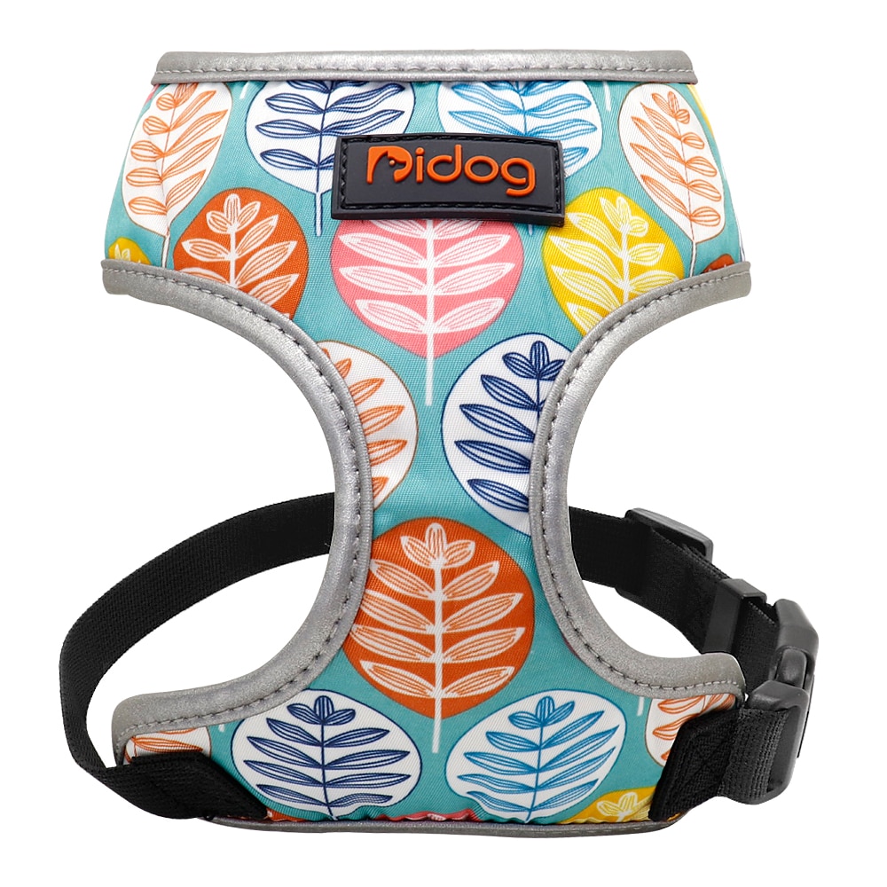 Dog's Colorful Print Harness