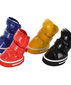 Warm Anti Slip Shoes for Dogs 4 pcs Set