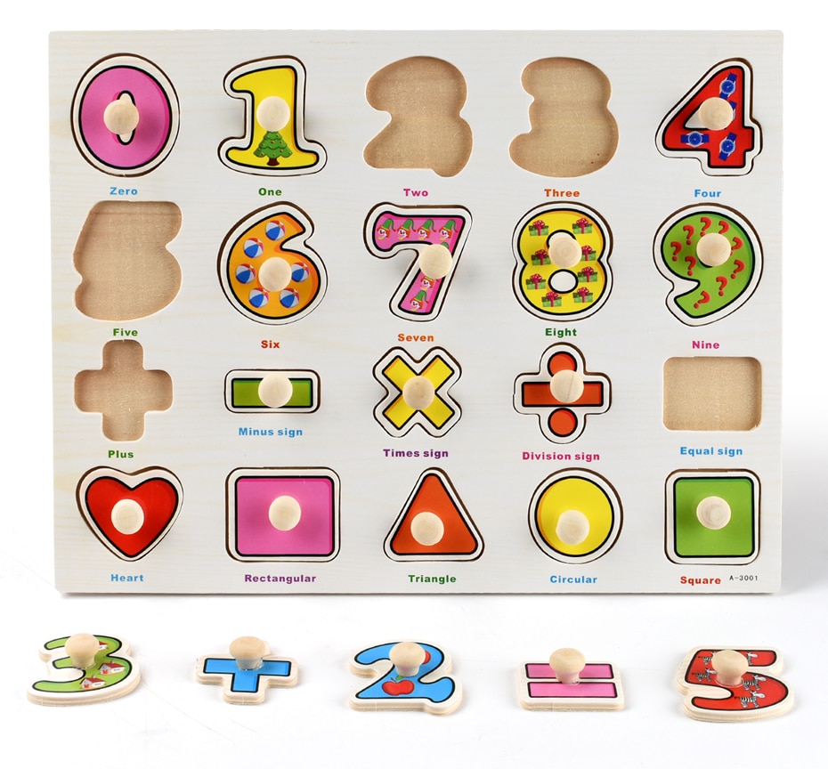 Montessori Wooden Puzzle Board