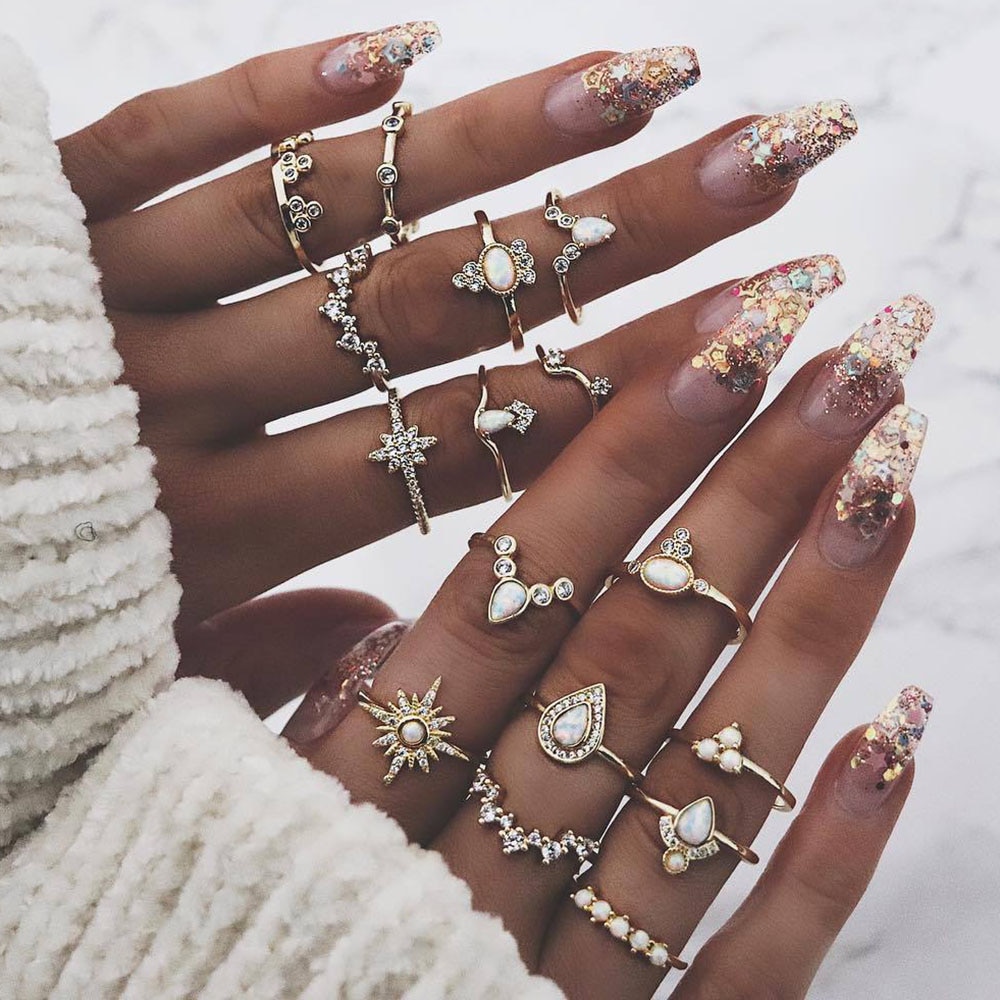 Vintage Styled Rings Set