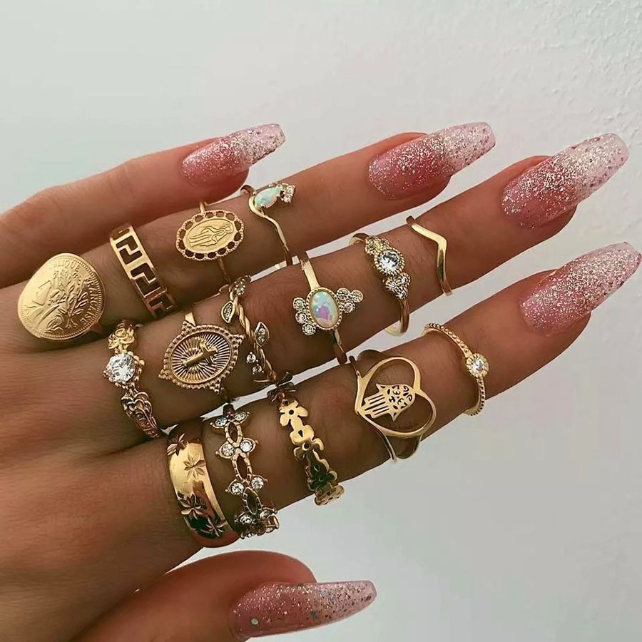 Vintage Styled Rings Set