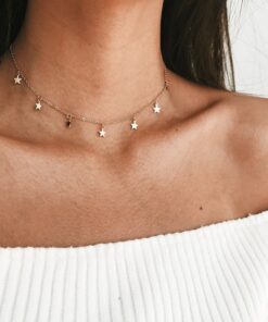 Women's Stars Choker Necklace
