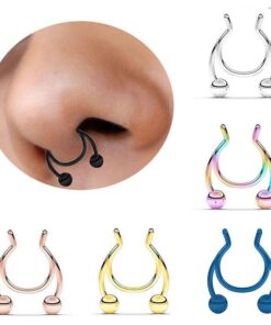 Antler Shape Fake Nose Ring