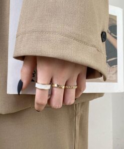 Gothic Style Opening Ring, 3 Pcs