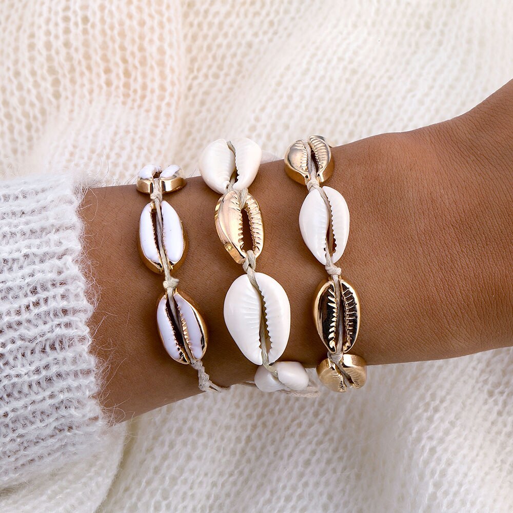 Vintage Styled Shell Bracelet