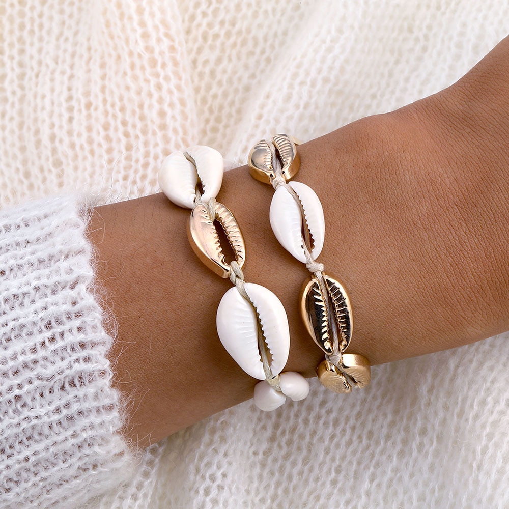 Vintage Styled Shell Bracelet