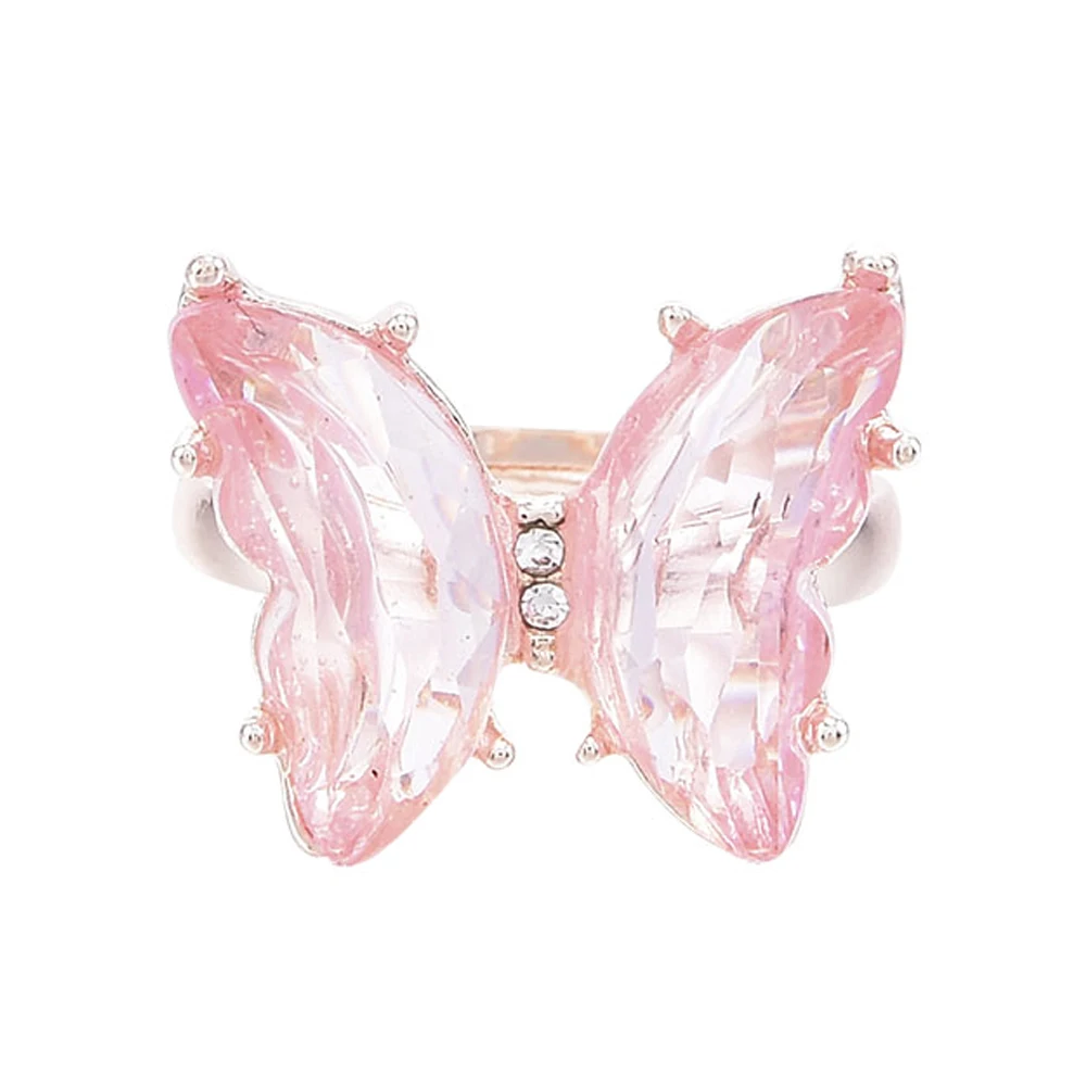 Women's Adjustable Butterfly Ring