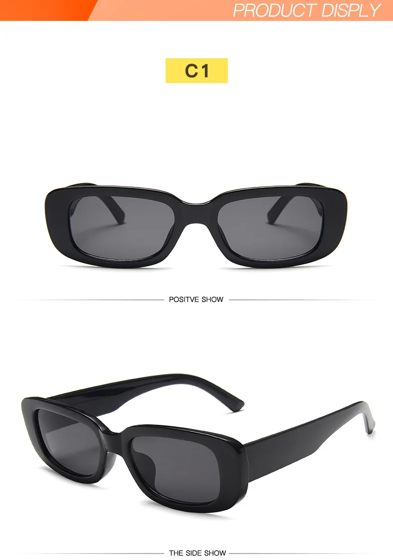 Women's UV 400 Rectangle Shaped Sunglasses